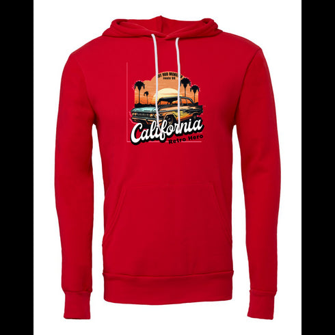 CALOLOUNIA RETRO HERO Bella canvas hoodie 3719
